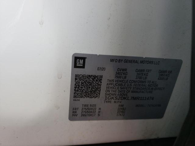 2021 GMC YUKON DENA - 1GKS2DKL7MR111474