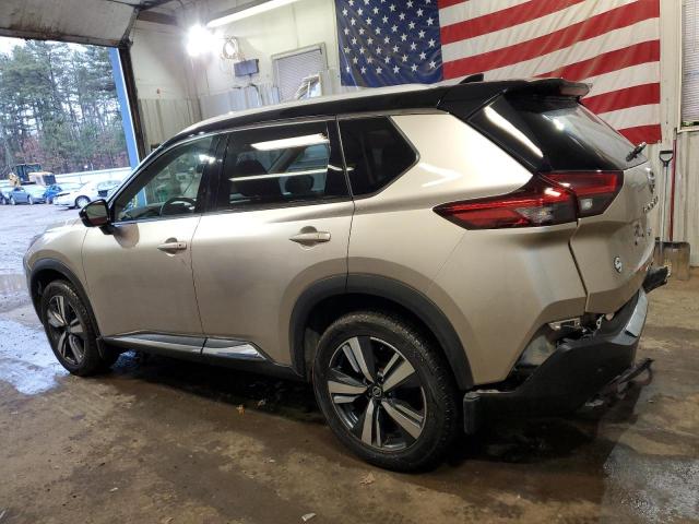 2021 Nissan Rogue Sl gold null gas JN8AT3CB7MW232483 photo #3