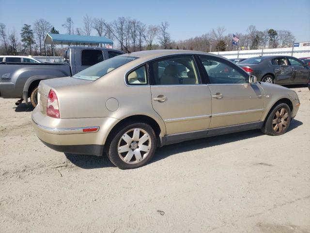 VOLKSWAGEN PASSAT GLX 2003 gold sedan 4d gas WVWRH63B73P038515 photo #4