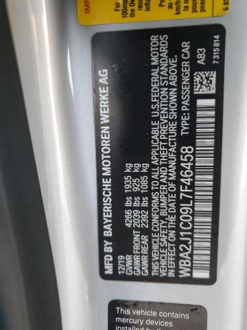 2020 BMW 230I WBA2J1C09L7F46458