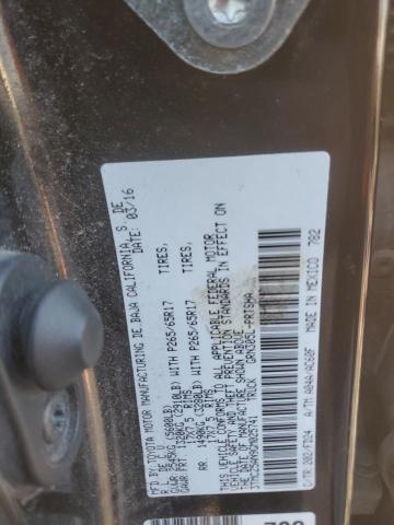 2016 TOYOTA TACOMA DOU - 3TMCZ5AN9GM025741