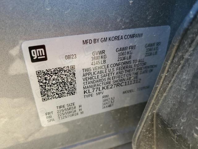 2024 CHEVROLET TRAX ACTIV - KL77LKE27RC111312