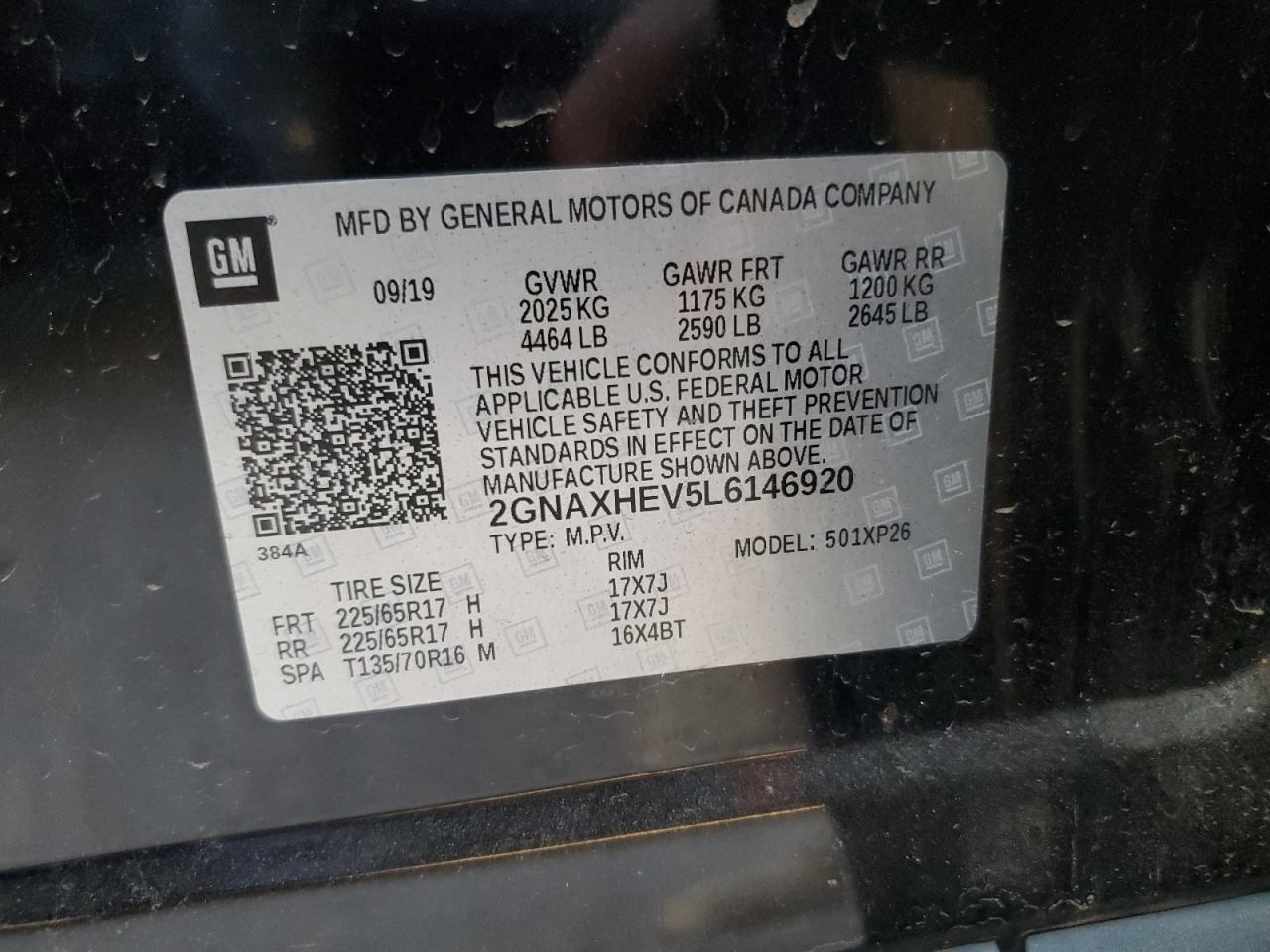 CHEVROLET EQUINOX LS