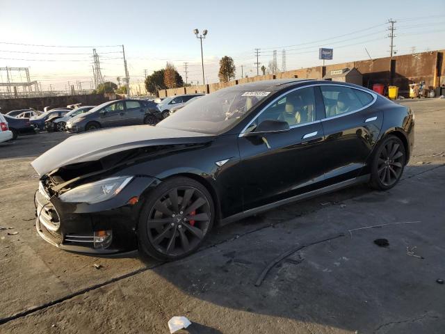 TESLA MODEL S 2014 black hatchbac electric 5YJSA1H21EFP62750 photo #1