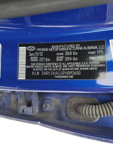 2023 HYUNDAI ELANTRA SE - 5NPLS4AG3PH092650