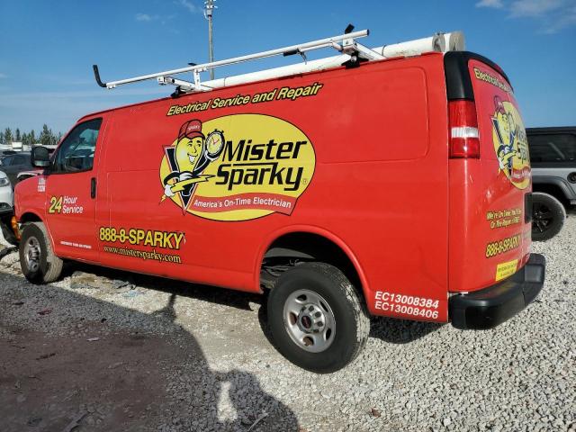 GMC SAVANA G25 2020 red  gas 1GTW7BFP2L1247203 photo #3