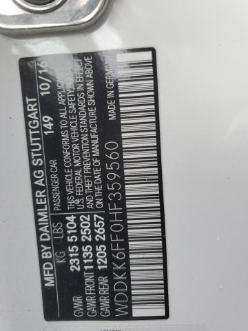 2017 MERCEDES-BENZ E 400 - WDDKK6FF0HF359560