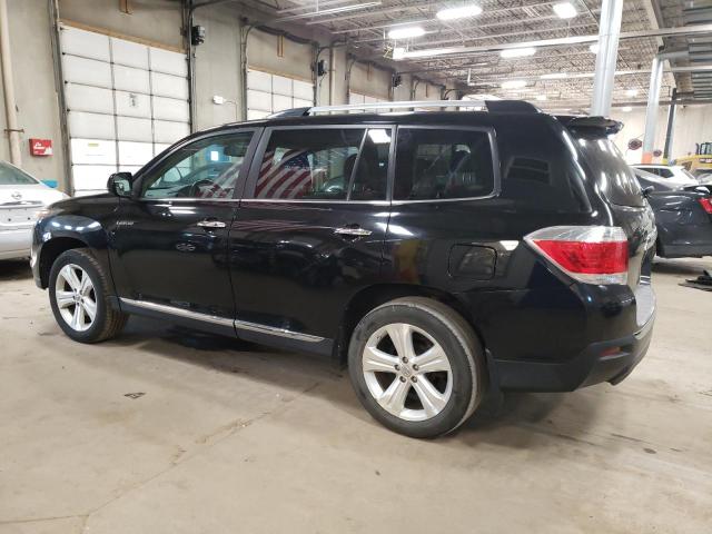 TOYOTA HIGHLANDER 2013 black  gas 5TDDK3EH9DS248763 photo #3