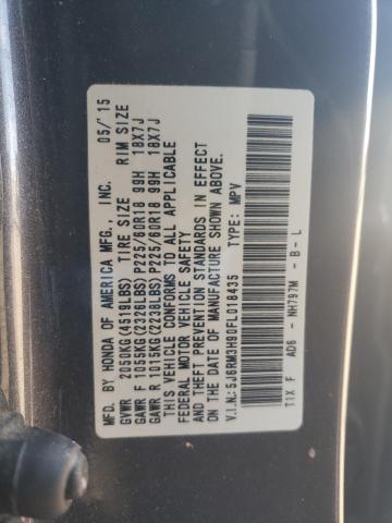 2015 HONDA CR-V TOURI - 5J6RM3H90FL018435