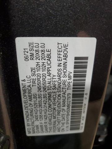 2021 HONDA PASSPORT E - 5FNYF8H50MB027979