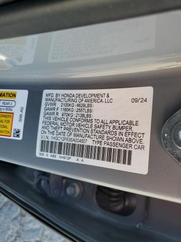 2025 HONDA ACCORD HYB - 1HGCY2F63SA004507