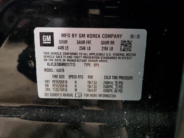 2021 BUICK ENCORE PRE - KL4CJESB6MB317713