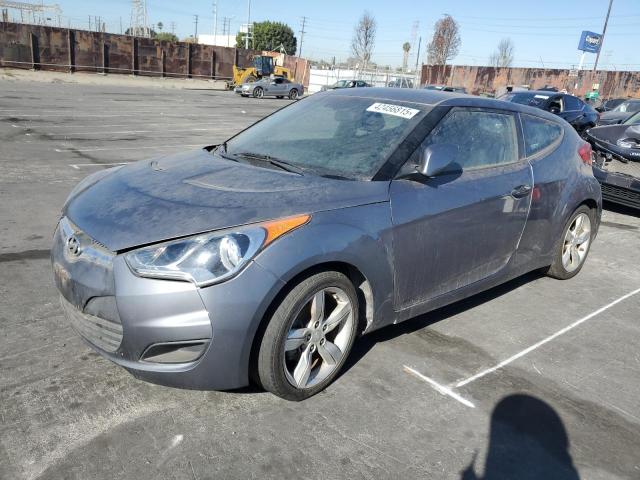 HYUNDAI VELOSTER 2015 gray  gas KMHTC6AD2FU236929 photo #1