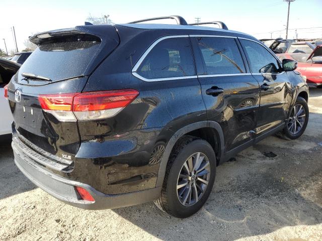 TOYOTA HIGHLANDER 2019 black  gas 5TDKZRFH9KS306999 photo #4