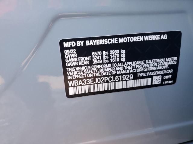 2023 BMW 760 XI WBA33EJ02PCL61929