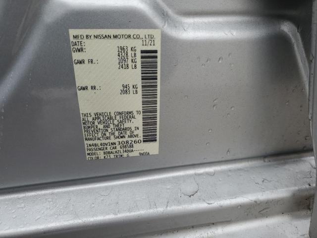 2022 NISSAN ALTIMA SV - 1N4BL4DV1NN308260