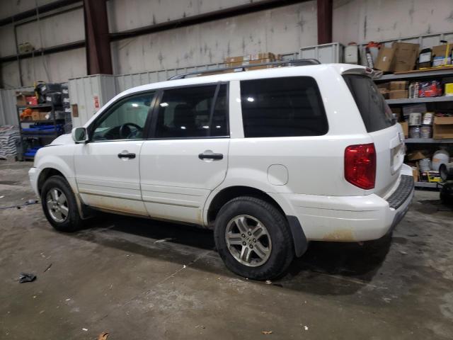 HONDA PILOT EXL 2004 white  gas 5FNYF18584B007924 photo #3