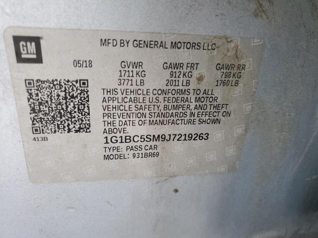 2018 CHEVROLET CRUZE LS - 1G1BC5SM9J7219263