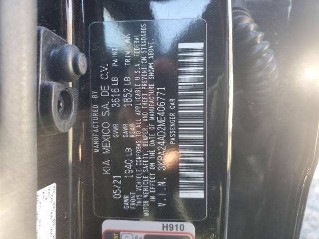 2021 KIA RIO LX 3KPA24AD2ME406771
