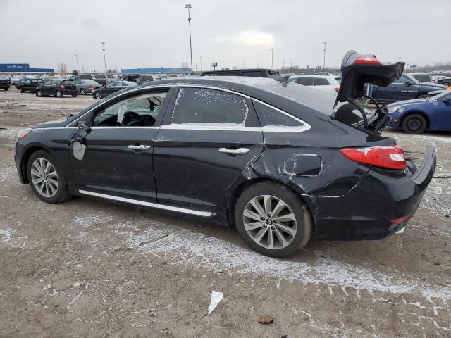 HYUNDAI SONATA SPO 2016 black  gas 5NPE34AF5GH430742 photo #3