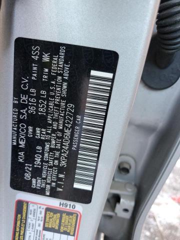 2021 KIA RIO LX 3KPA24AD6ME422729
