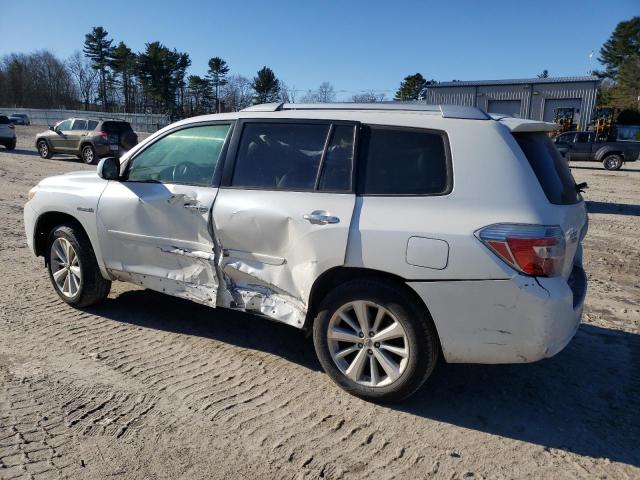 TOYOTA HIGHLANDER 2009 white  hybrid engine JTEEW44A992031310 photo #3