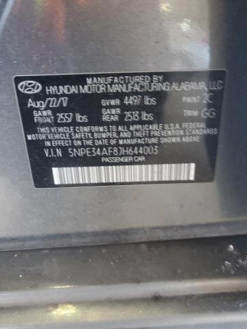 2018 HYUNDAI SONATA SPO - 5NPE34AF8JH644003
