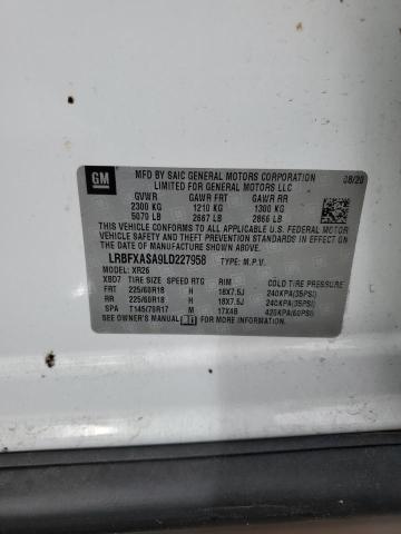2020 BUICK ENVISION LRBFXASA9LD227958