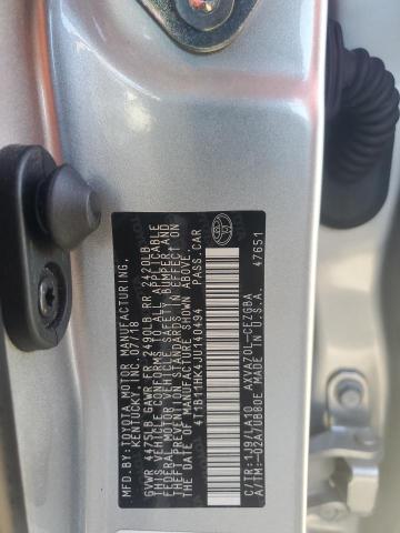 2018 TOYOTA CAMRY L - 4T1B11HK4JU140494