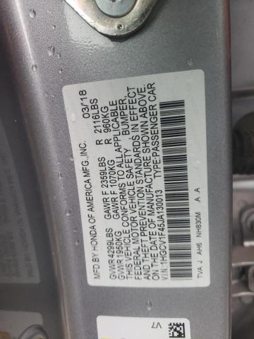 2018 HONDA ACCORD EX 1HGCV1F45JA130013