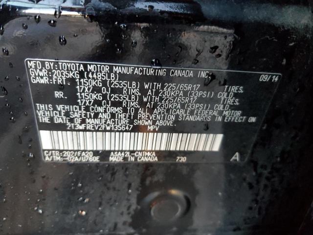 2015 TOYOTA RAV4 XLE - 2T3WFREV2FW135647