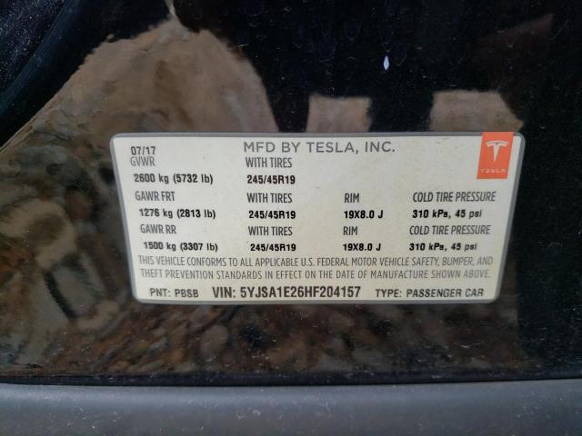 2017 TESLA MODEL S - 5YJSA1E26HF204157