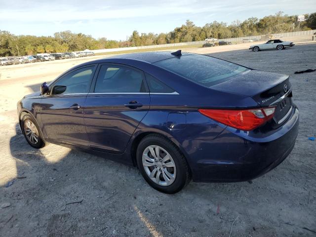 HYUNDAI SONATA GLS 2012 blue sedan 4d gas 5NPEB4AC4CH486884 photo #3