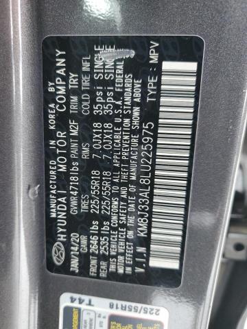 2020 HYUNDAI TUCSON LIM KM8J33AL8LU225975