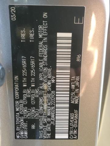 2020 LEXUS NX 300 JTJDARDZ8L2232928