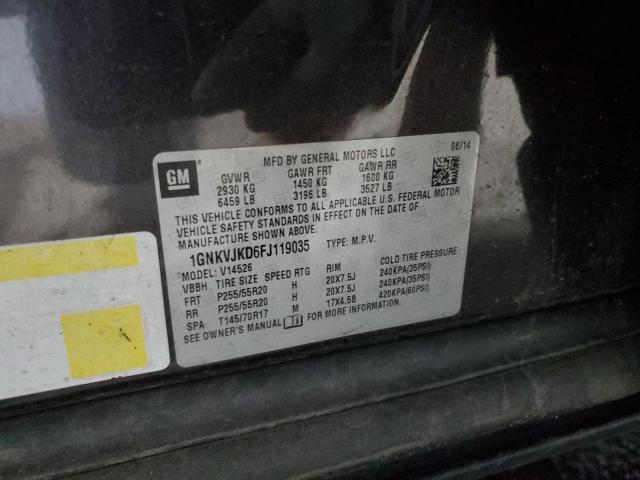 2015 CHEVROLET TRAVERSE L - 1GNKVJKD6FJ119035