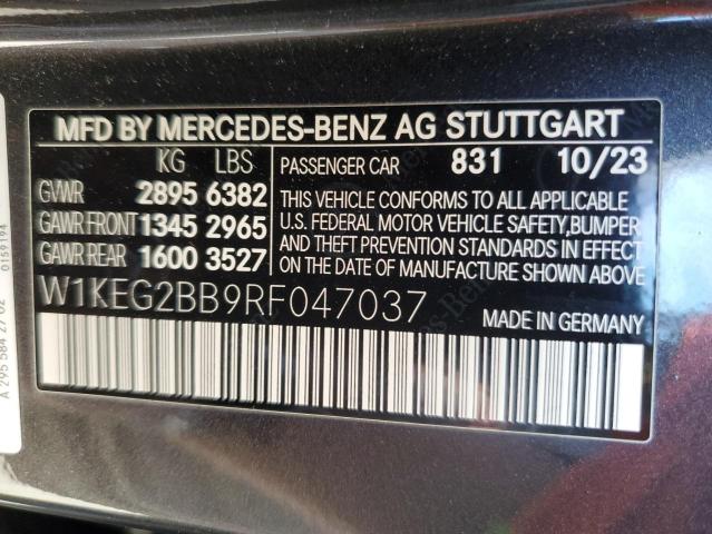 2024 MERCEDES-BENZ EQE SEDAN W1KEG2BB9RF047037