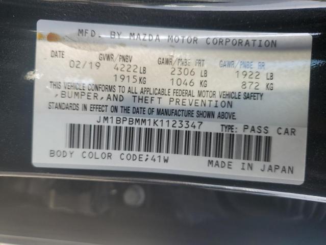 2019 MAZDA 3 PREFERRE - JM1BPBMM1K1123347