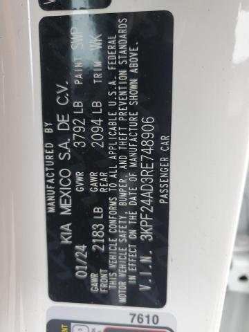 2024 KIA FORTE LX 3KPF24AD3RE748906