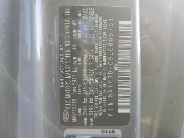 2020 KIA TELLURIDE S 5XYP6DHC9LG009703