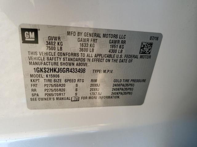 2016 GMC YUKON XL D - 1GKS2HKJ6GR433498