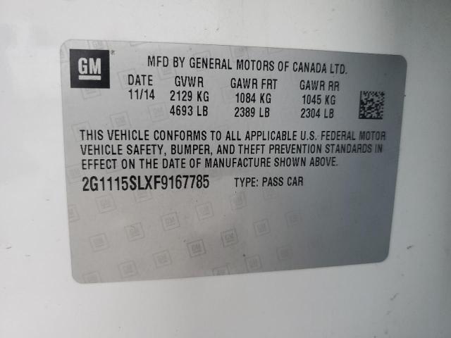 2015 CHEVROLET IMPALA LT - 2G1115SLXF9167785