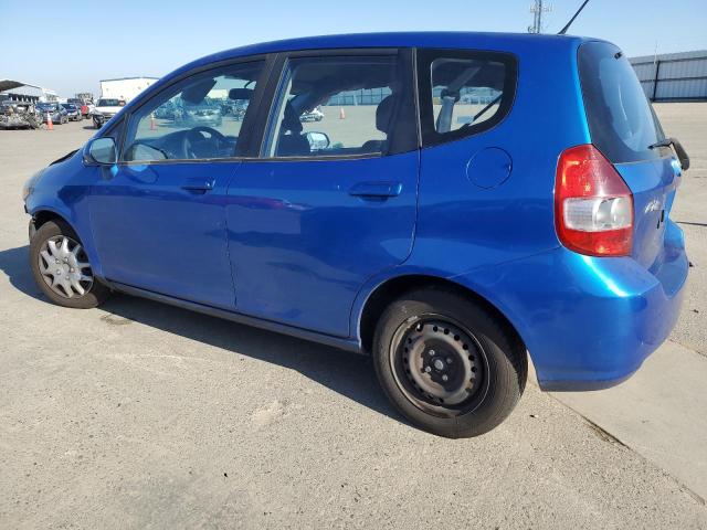 HONDA FIT 2008 blue hatchbac gas JHMGD38428S059917 photo #3