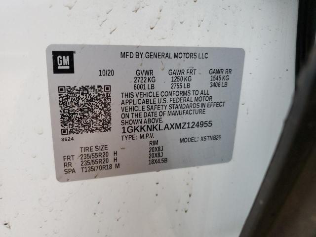 2021 GMC ACADIA SLE - 1GKKNKLAXMZ124955