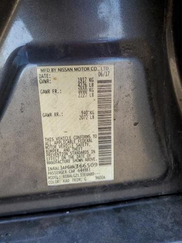 2017 NISSAN ALTIMA 2.5 - 1N4AL3AP6HN366509