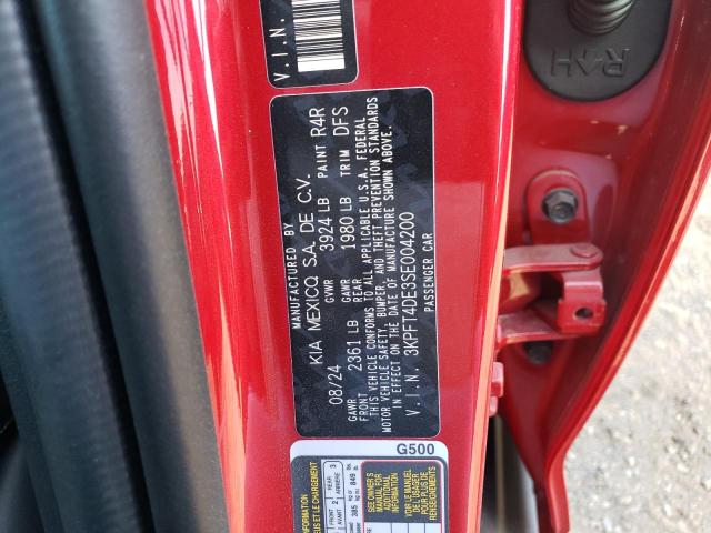 2025 KIA K4 LX 3KPFT4DE3SE004200