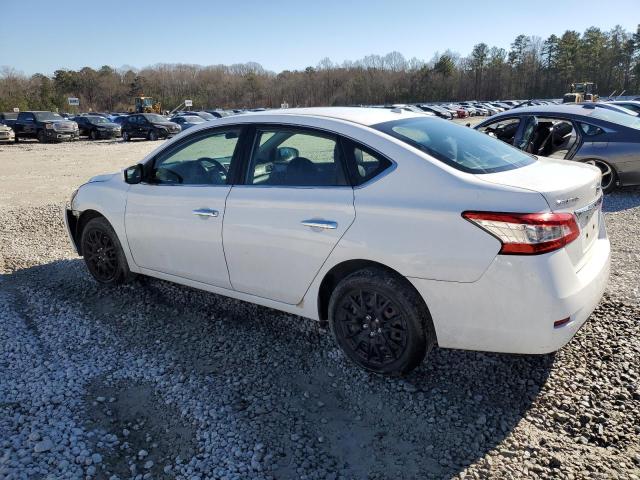 NISSAN SENTRA S 2015 white  gas 3N1AB7AP5FL664005 photo #3