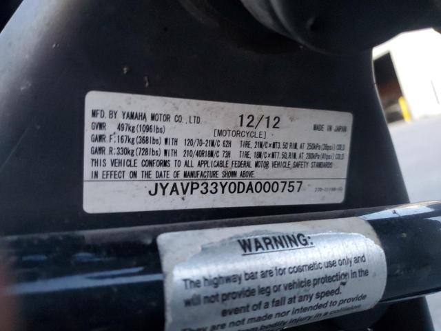 2013 YAMAHA XVS1300 CU JYAVP33Y0DA000757