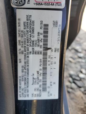 2016 FORD FIESTA S 3FADP4AJ8GM204778