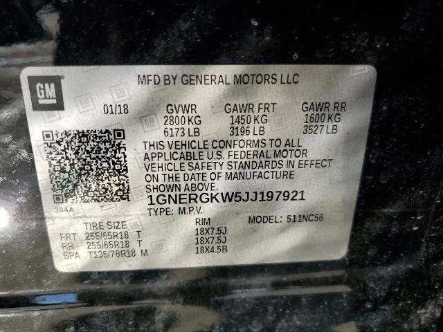 2018 CHEVROLET TRAVERSE L - 1GNERGKW5JJ197921
